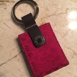 ALOHA  Coach Key Ring with Signature C Pattern
